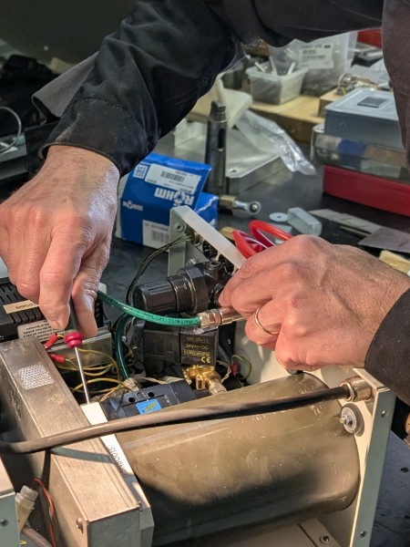 Maintenance d'un équipement industriel